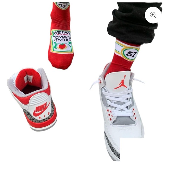 NWOT Roys Boys Heinz Ketchup socks - Picture 5 of 6